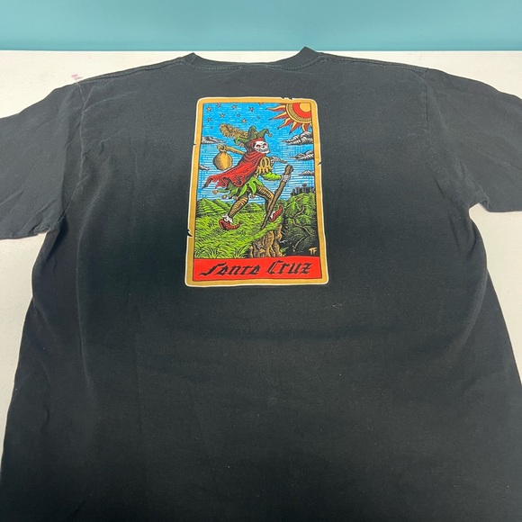 Santa Cruz Skateboards Other - Santa Cruz Skateboards Black Tarot Graphic Tee